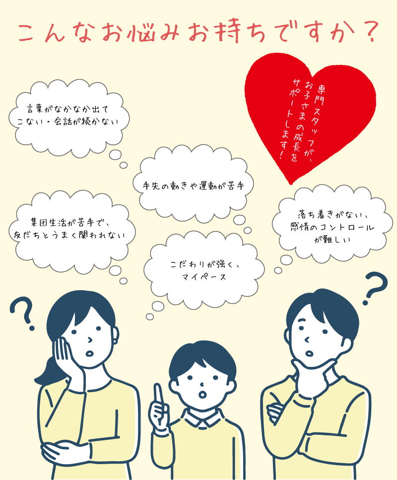 こんなことにお困りではないですか